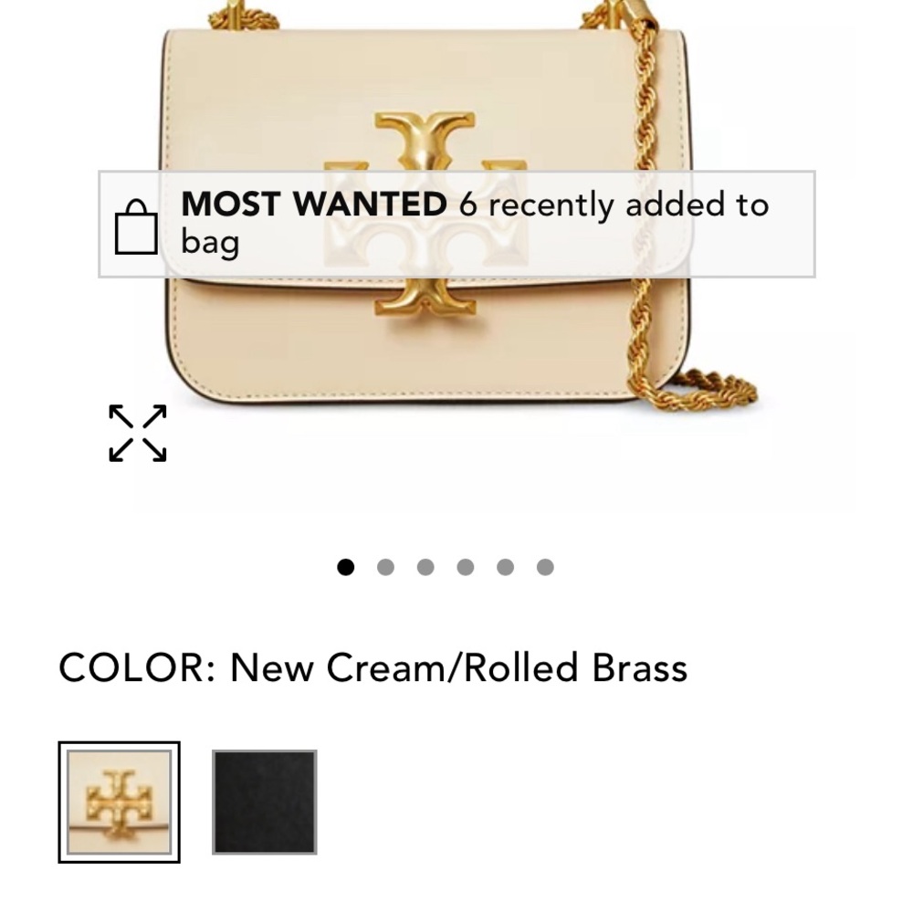 Tory burch Eleanor small convertible shoulder bag Cream - Picture 15 of 15